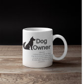 Customizable Dog Owner Definition Koffiemok