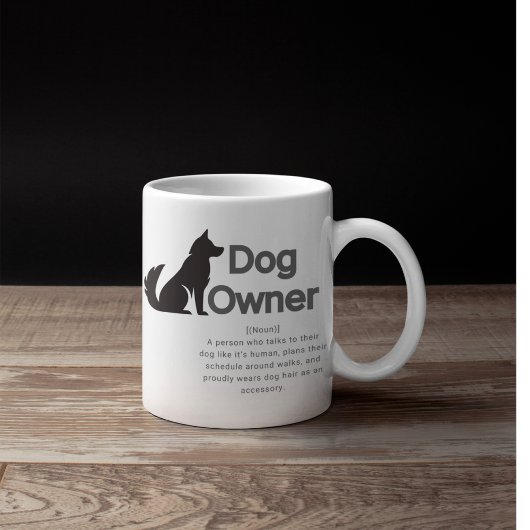 Customizable Dog Owner Definition Koffiemok