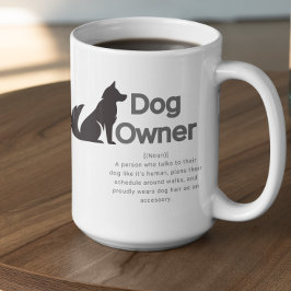 Customizable Dog Owner Definition Koffiemok