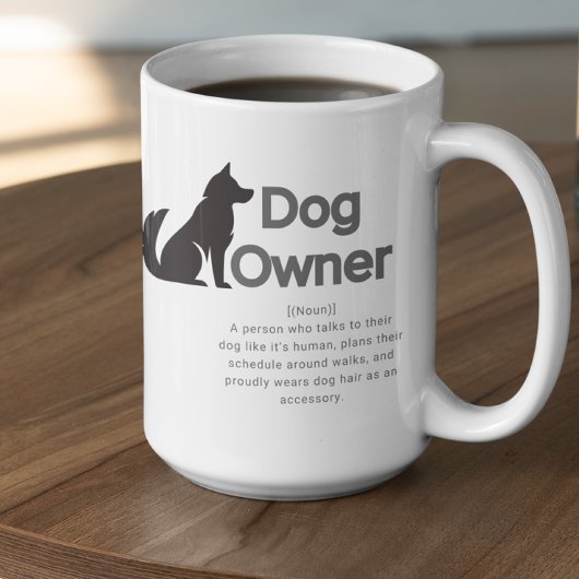 Customizable Dog Owner Definition Koffiemok