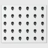 Customizable Dripping Skull Cadeaupapier (Vlak)