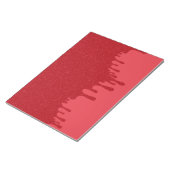 Customizable Dripping Tomato Red Notepad Notitieblok (Schuin)