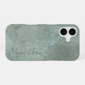 Customizable Earthy Elegant Phone Case iPhone 16 Hoesje (Achterkant horizontaal)