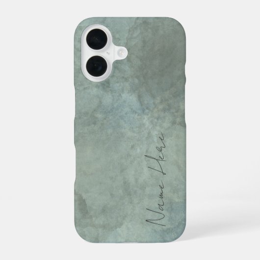 Customizable Earthy Elegant Phone Case iPhone 16 Hoesje (Achterkant)