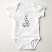 Customizable 🐇Egg-citing Bunny Romper (Voorkant)