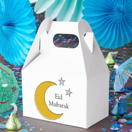 Customizable Eid Favor Box Bedankdoosjes (Feest)