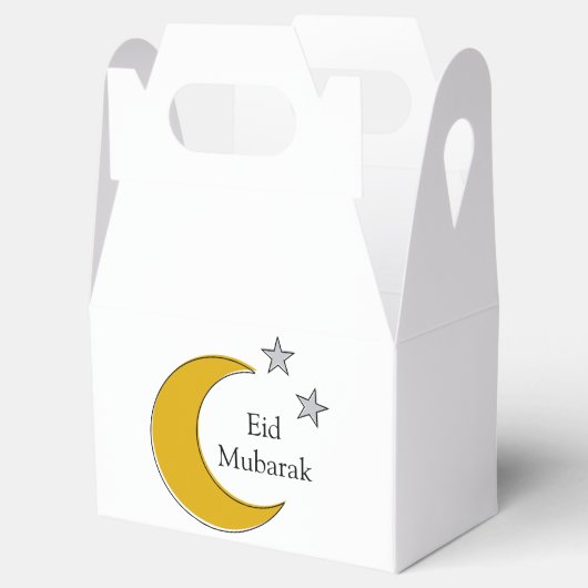 Customizable Eid Favor Box Bedankdoosjes (Geopend)