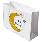 Customizable Eid Gift Bag Groot Cadeauzakje (Achterkant Gekanteld)