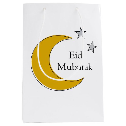 Customizable Eid Gift Bag Medium Cadeauzakje (Voorkant)