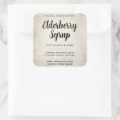 Customizable Elderberry Syrup Label ZEB_02 (Tas)