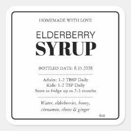 Customizable Elderberry Syrup Label ZEB_04b