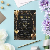 Customizable Elegant Birthday Magnetic Invitation Acryl Uitnodigingen (Insitu (Huwelijk))