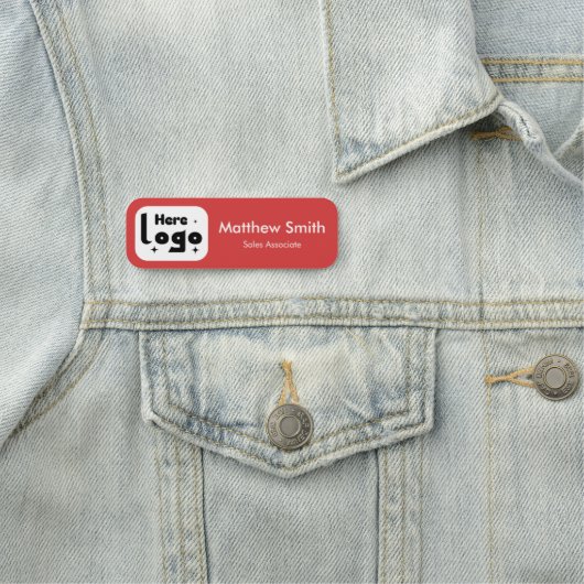 Customizable Employee Name Card Template Naamplaatje (In situ)