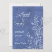 Customizable engagement party invitation  bedankkaart (Voorkant)