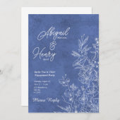 Customizable engagement party invitation  bedankkaart (Voorkant / Achterkant)