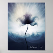 Customizable Ethereal Flower Poster (Voorkant)