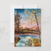 Customizable Fall party Invitation or Save the Da Date (Voorkant)