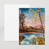 Customizable Fall party  Invitation or Save the Da Date (Voorkant / Achterkant)