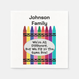 Customizable Family Reunion Napkins Servet