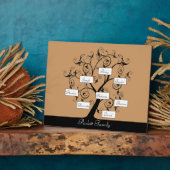 Customizable Family Tree Fotoplaat (Zijkant)