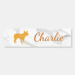 Customizable French Bulldog Pastel - Frenchie Bumpersticker