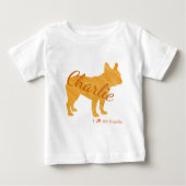 Customizable French Bulldog Pastel Orange Frenchie (Voorkant)