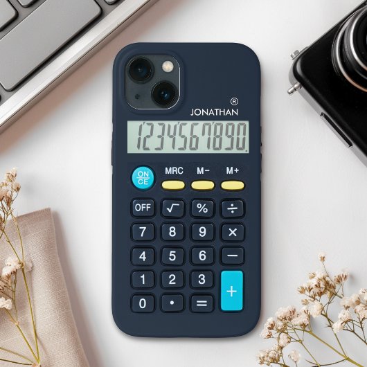Customizable Fun Calculator iPhone Hoesje