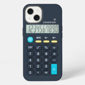 Customizable Fun Calculator iPhone Hoesje (Achterkant)