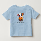 Customizable Funny Baby Cow Kinder Shirts (Voorkant)