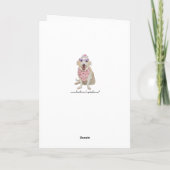 Customizable Funny Cats Valentine for Husband Feestdagen Kaart (Achterkant)