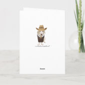 Customizable Funny Dog/Lab Birthday Kaart (Achterkant)