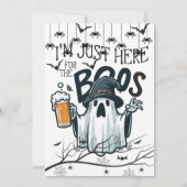 Customizable Funny Halloween card Kaart (Achterkant)