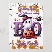 Customizable Funny Halloween card Kaart (Voorkant / Achterkant)