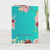 Customizable Funny Pug Easter Greeting Card Kaart (Achterkant)