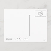 Customizable Funny Thanksgiving Postcard Feestdagenkaart (Achterkant)