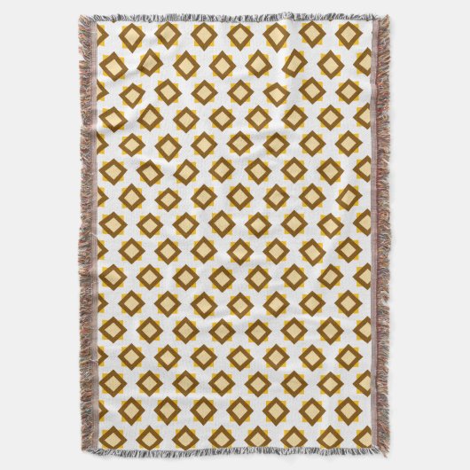 Customizable geometric shapes blanket deken (Voorkant Verticaal)