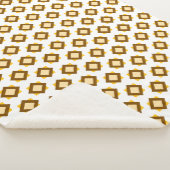 Customizable geometric shapes blanket sherpa deken (3/4)