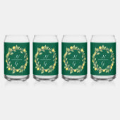 Customizable Glass Drinkware with Tropical Style Blikvorm Glas (Achterkant)