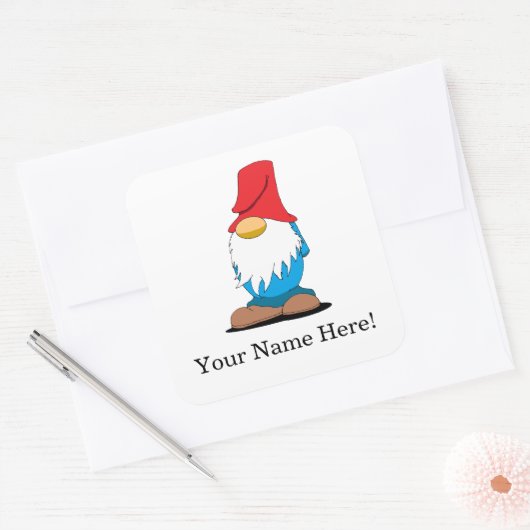 Customizable Gnome Stickers (Envelop)