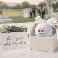Customizable Golf Course Wedding Favors Gifts