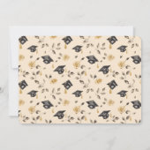 Customizable Graduation Invitation with Photo  Kaart (Achterkant)