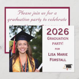 Customizable Graduation  Kaart