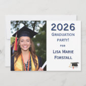 Customizable Graduation  Kaart (Voorkant)