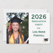 Customizable Graduation  Kaart (Voorkant)