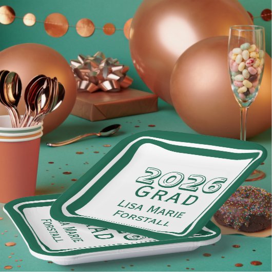 Customizable Graduation  Papieren Bordje (Multi)