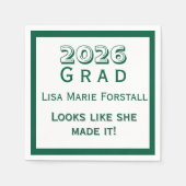 Customizable Graduation  Servet (Voorkant)