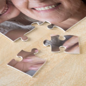 Customizable Grandma Established Year 3 Photo Legpuzzel (Zijkant)