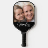 Customizable Grandma Established Year Photo Pickleball Paddle (Achterkant)