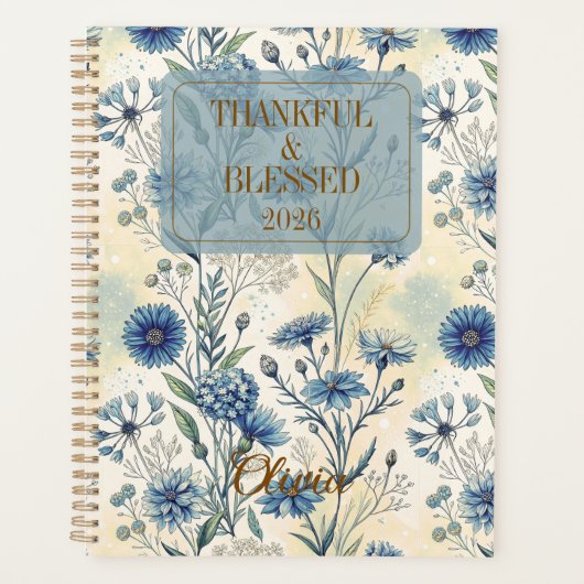 Customizable Gratitude Affirmations for Women Planner (Voorkant)