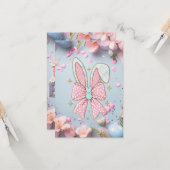 Customizable Greating Easter Kaart (Voorkant / Achterkant in situ)